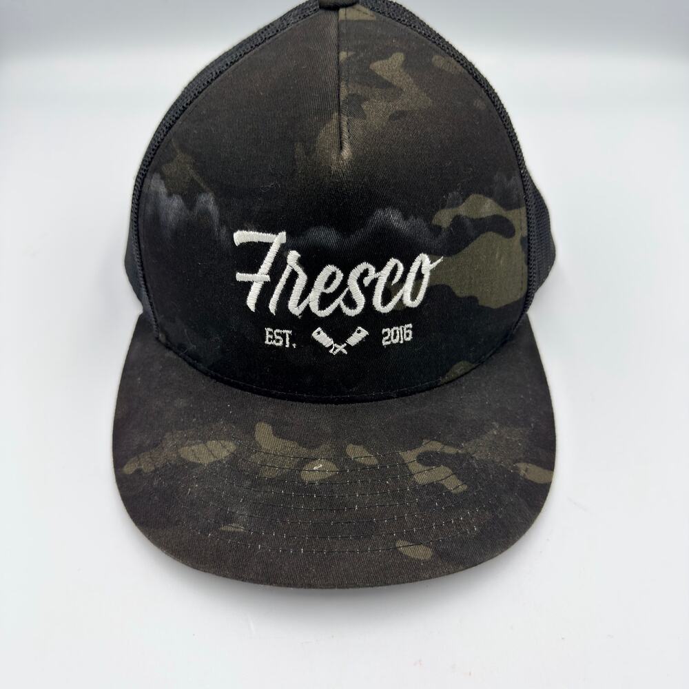 The Classics Yupoong Snapback Trucker Hat "FRESCO" One Size Adjustable Mesh Back